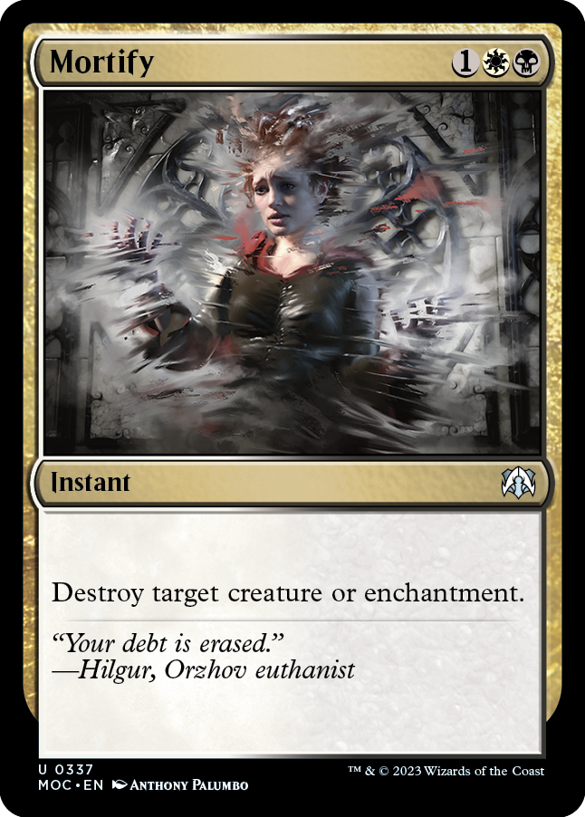 Mortify [March of the Machine Commander] | Game Master's Emporium (The New GME)