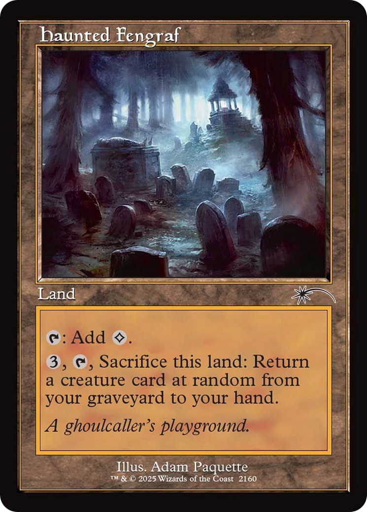 Haunted Fengraf (Retro Frame) [Secret Lair Drop Series] | Game Master's Emporium (The New GME)