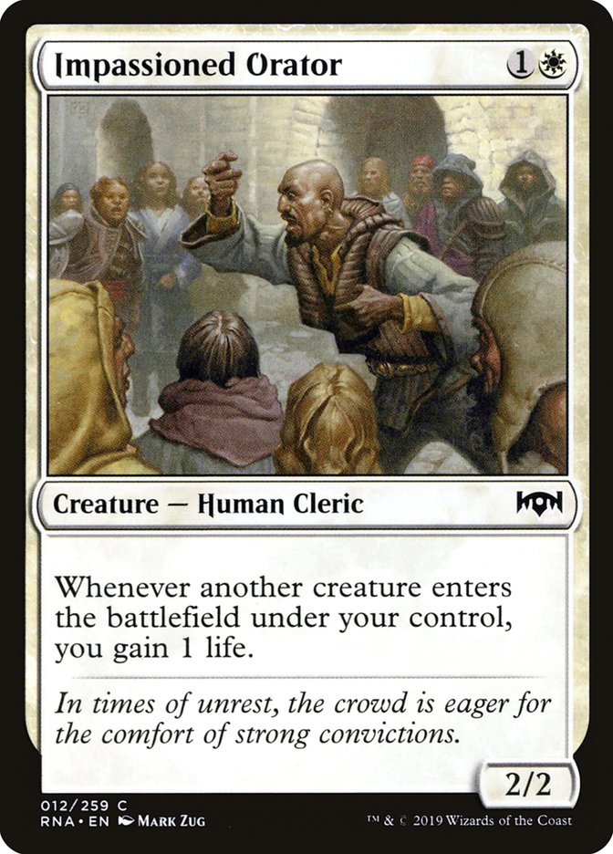 Impassioned Orator [Ravnica Allegiance] | Game Master's Emporium (The New GME)