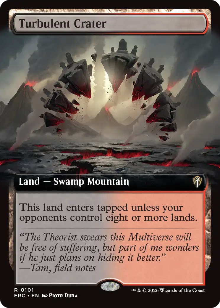 Turbulent Crater (Extended Art) [Reality Fracture Commander] | Game Master's Emporium (The New GME)