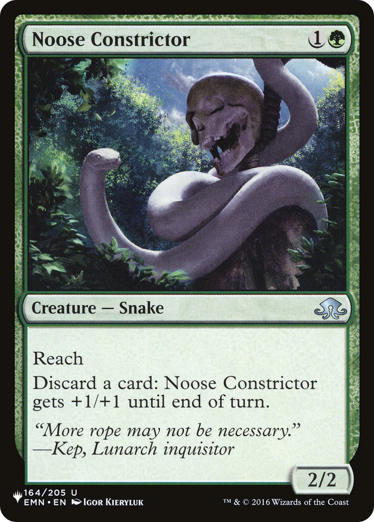 Noose Constrictor [The List Reprints] | Game Master's Emporium (The New GME)