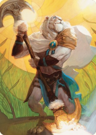 Ajani, Sleeper Agent Art Card [Dominaria United Art Series] | Game Master's Emporium (The New GME)