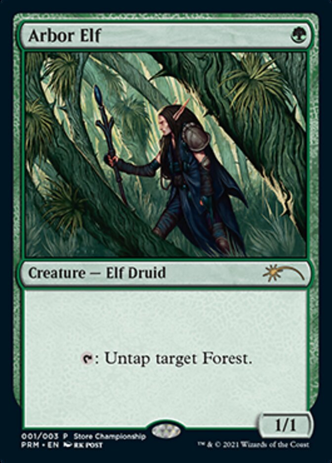 Arbor Elf [Wizards Play Network 2021] | Game Master's Emporium (The New GME)