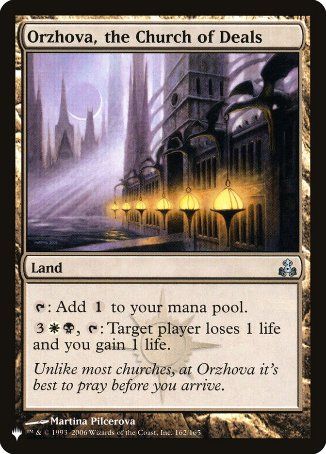 Orzhova, the Church of Deals [The List] | Game Master's Emporium (The New GME)