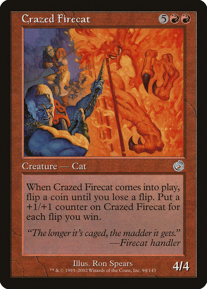 Crazed Firecat [Torment] | Game Master's Emporium (The New GME)