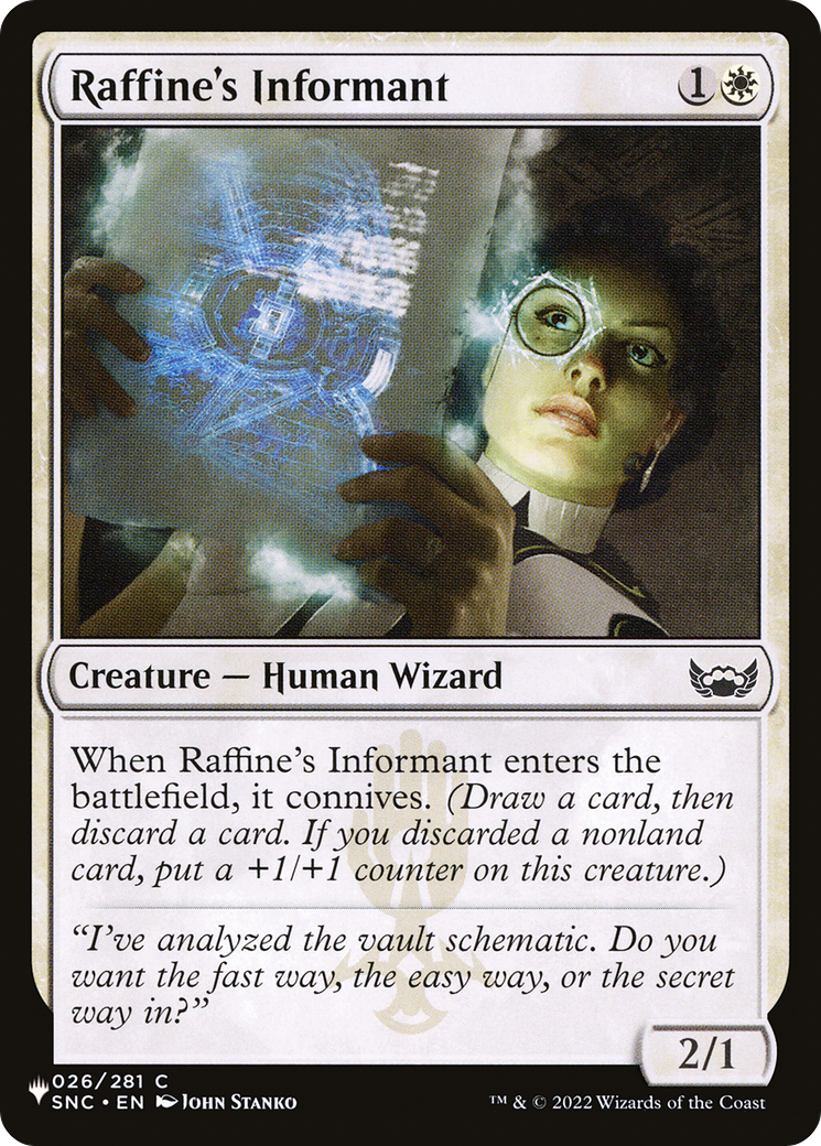 Raffine's Informant [The List] | Game Master's Emporium (The New GME)