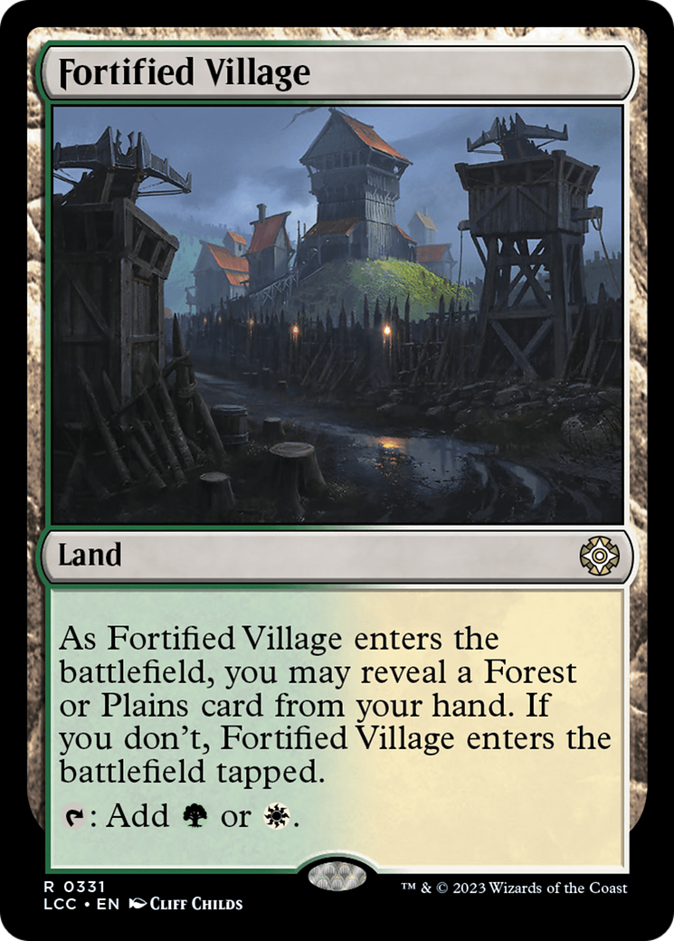 Fortified Village [The Lost Caverns of Ixalan Commander] | Game Master's Emporium (The New GME)
