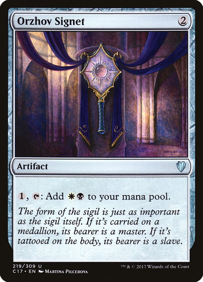 Orzhov Signet [Commander 2017] | Game Master's Emporium (The New GME)