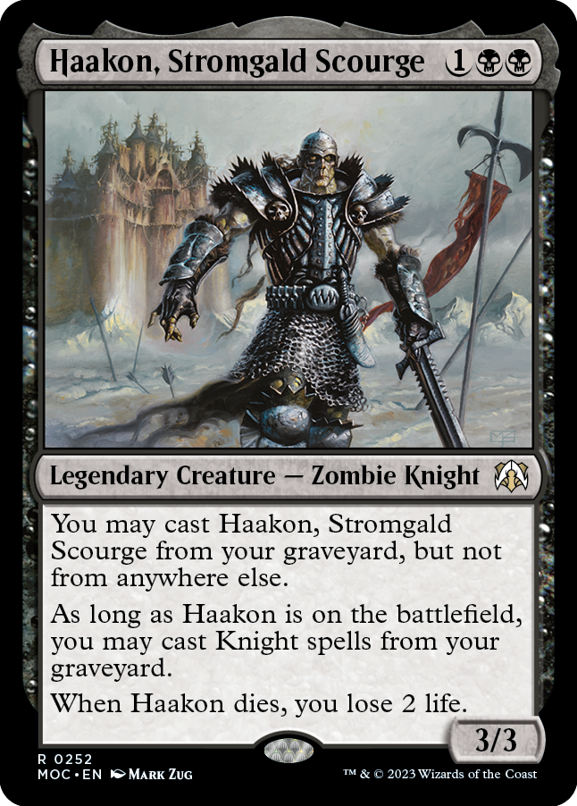 Haakon, Stromgald Scourge [March of the Machine Commander] | Game Master's Emporium (The New GME)