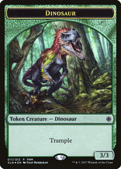 Dinosaur // Treasure Double-Sided Token [Friday Night Magic 2017] | Game Master's Emporium (The New GME)