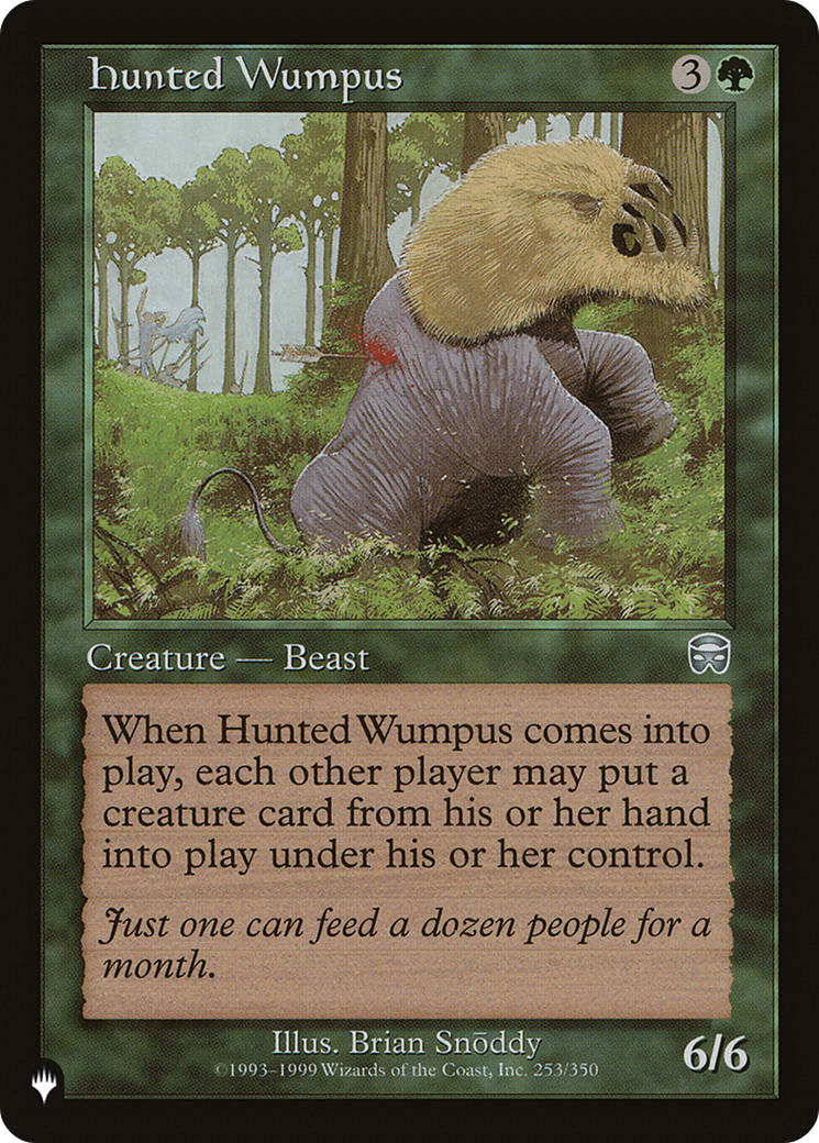 Hunted Wumpus [The List] | Game Master's Emporium (The New GME)