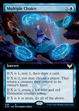 Multiple Choice (Extended Art) [Strixhaven: School of Mages] | Game Master's Emporium (The New GME)