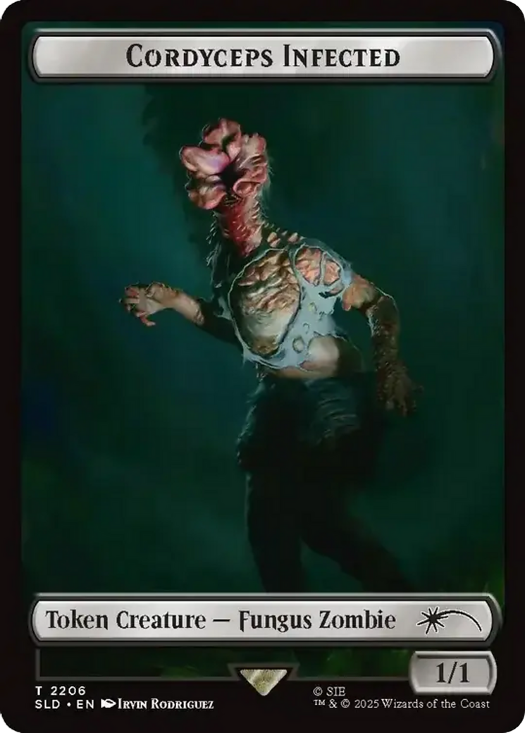 Cordyceps Infected Token (2206) [Secret Lair Drop Series] | Game Master's Emporium (The New GME)