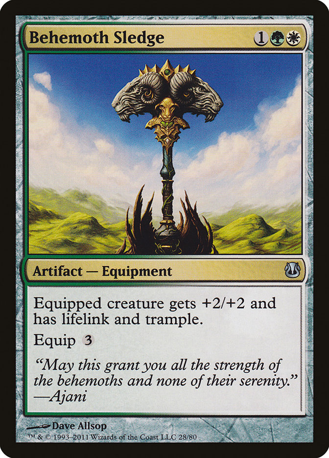 Behemoth Sledge [Duel Decks: Ajani vs. Nicol Bolas] | Game Master's Emporium (The New GME)