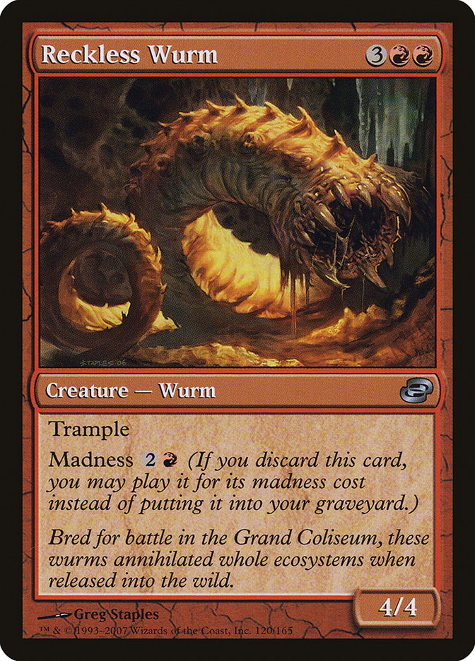 Reckless Wurm [Planar Chaos] | Game Master's Emporium (The New GME)