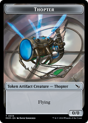Detective // Thopter (0019) Double-Sided Token [Murders at Karlov Manor Tokens] | Game Master's Emporium (The New GME)