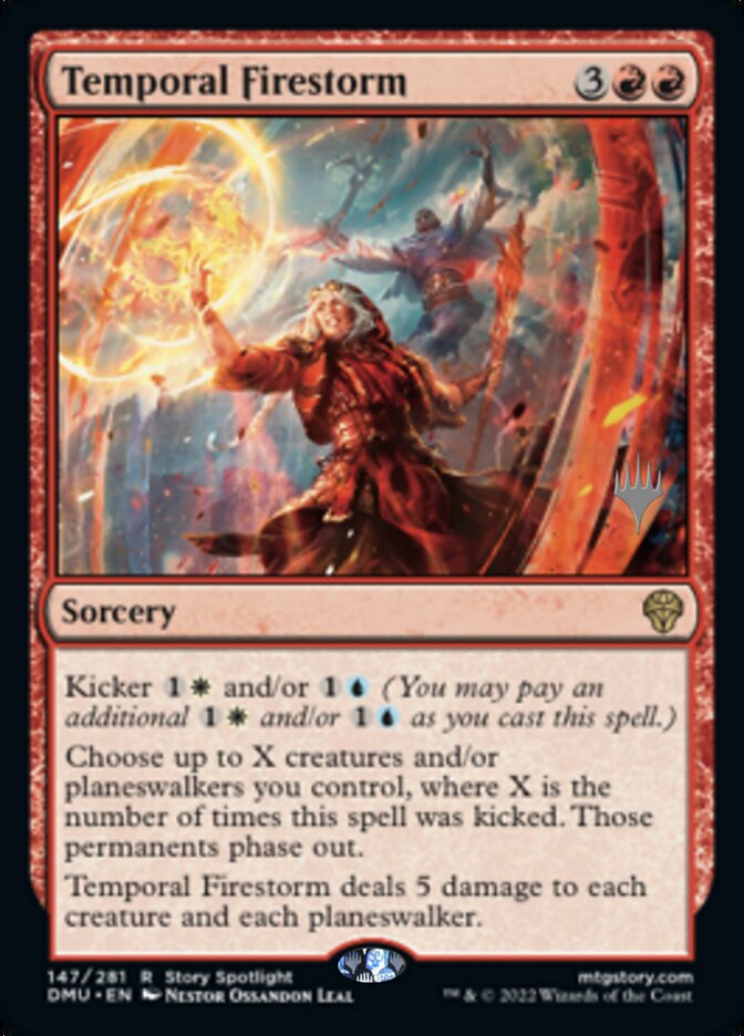 Temporal Firestorm (Promo Pack) [Dominaria United Promos] | Game Master's Emporium (The New GME)