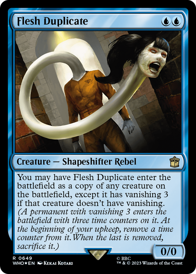 Flesh Duplicate (Surge Foil) [Doctor Who] | Game Master's Emporium (The New GME)