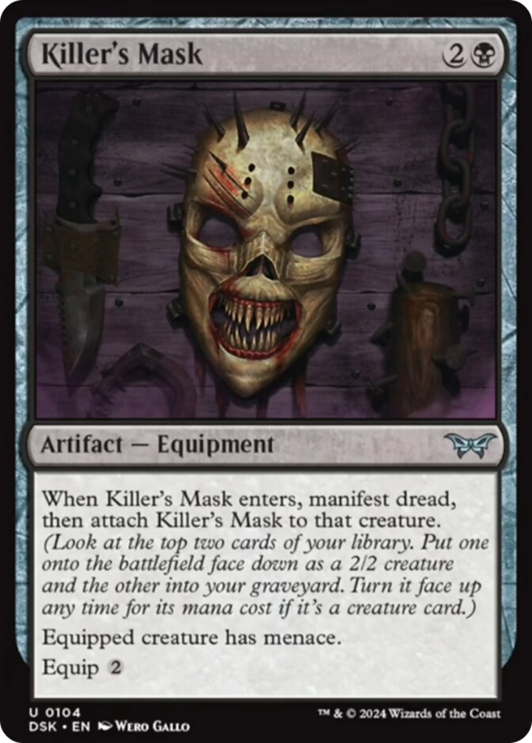 Killer's Mask [Duskmourn: House of Horror] | Game Master's Emporium (The New GME)