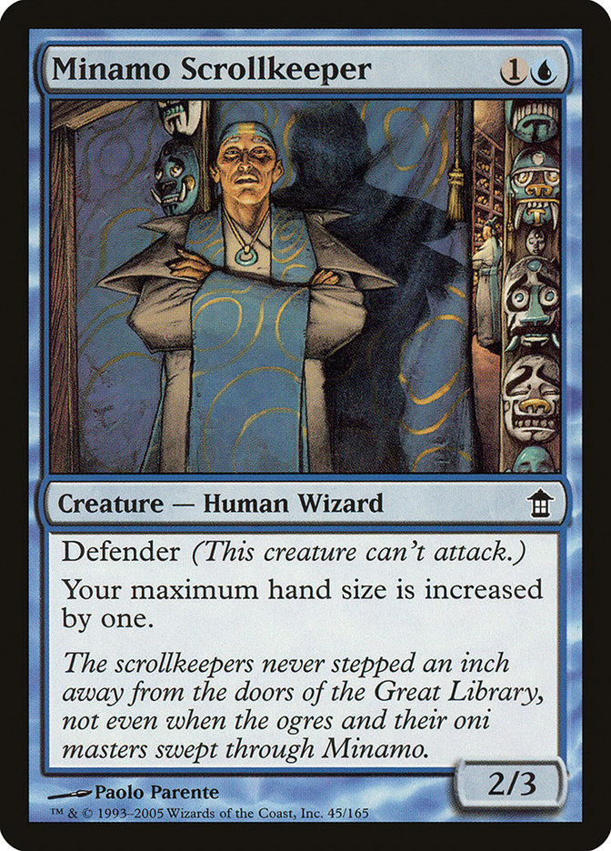 Minamo Scrollkeeper [Saviors of Kamigawa] | Game Master's Emporium (The New GME)