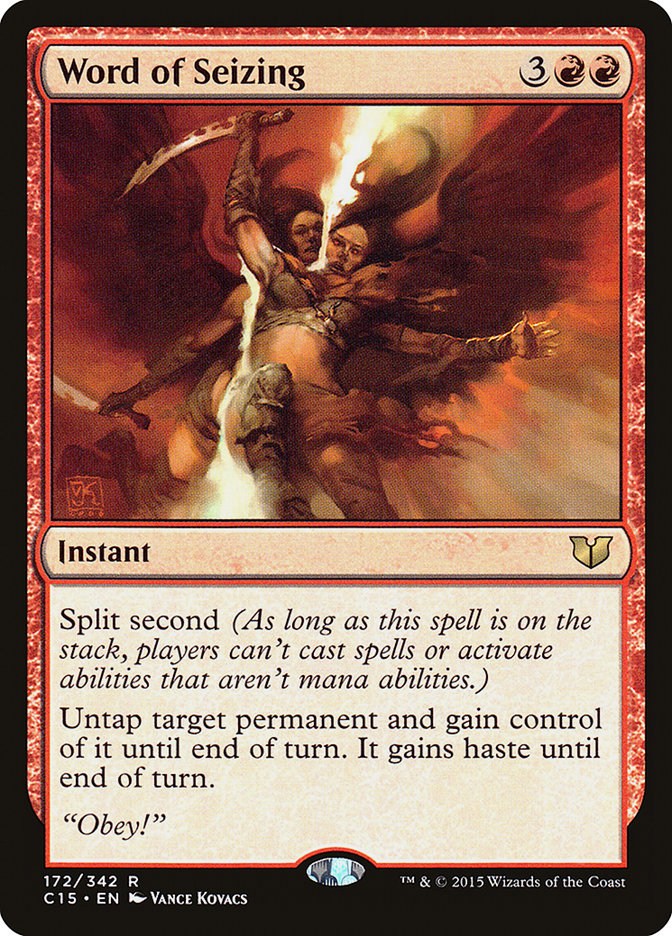 Word of Seizing [Commander 2015] | Game Master's Emporium (The New GME)
