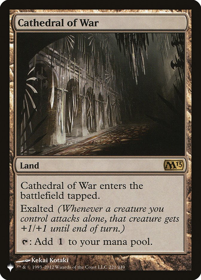 Cathedral of War [The List] | Game Master's Emporium (The New GME)