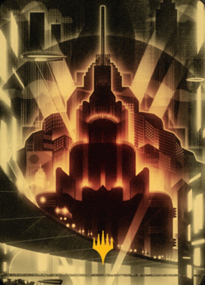 Plains Art Card (Gold-Stamped Signature) [Streets of New Capenna Art Series] | Game Master's Emporium (The New GME)