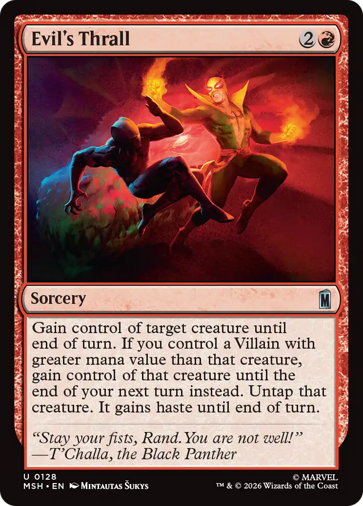 Evil's Thrall [Marvel Super Heroes] | Game Master's Emporium (The New GME)