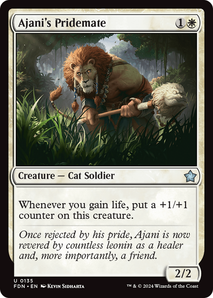 Ajani's Pridemate [Foundations] | Game Master's Emporium (The New GME)