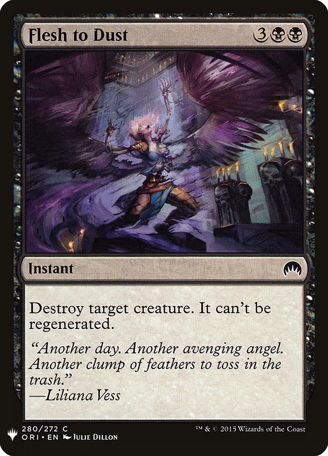 Flesh to Dust [Mystery Booster] | Game Master's Emporium (The New GME)