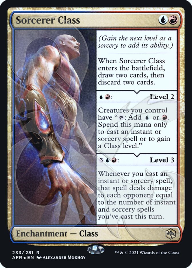 Sorcerer Class (Ampersand Promo) [Dungeons & Dragons: Adventures in the Forgotten Realms Promos] | Game Master's Emporium (The New GME)
