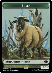 Zombie // Sheep Double-Sided Token [Dominaria Remastered Tokens] | Game Master's Emporium (The New GME)