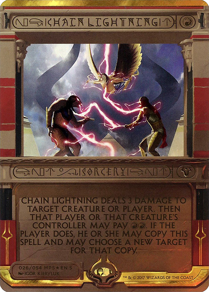Chain Lightning (Invocation) [Amonkhet Invocations] | Game Master's Emporium (The New GME)