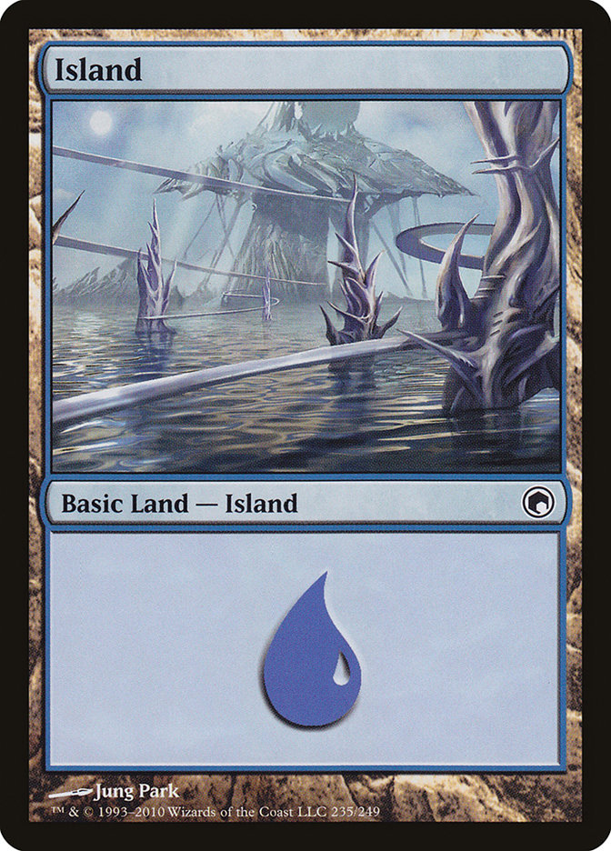 Island (235) [Scars of Mirrodin] | Game Master's Emporium (The New GME)