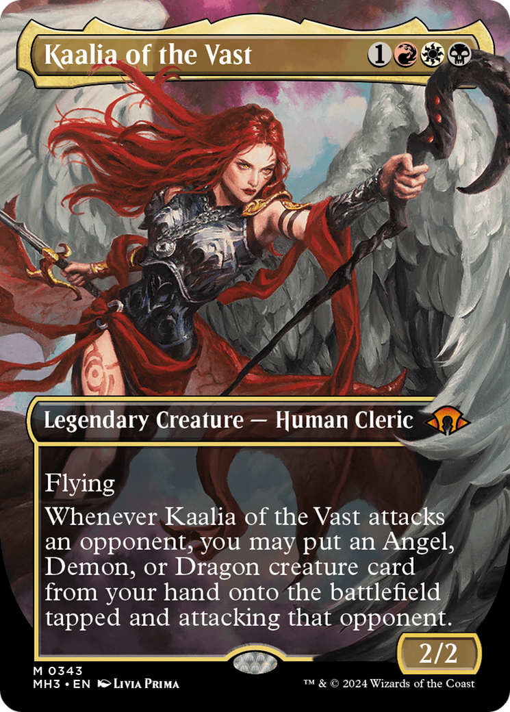 Kaalia of the Vast (Borderless) (0343) [Modern Horizons 3] | Game Master's Emporium (The New GME)