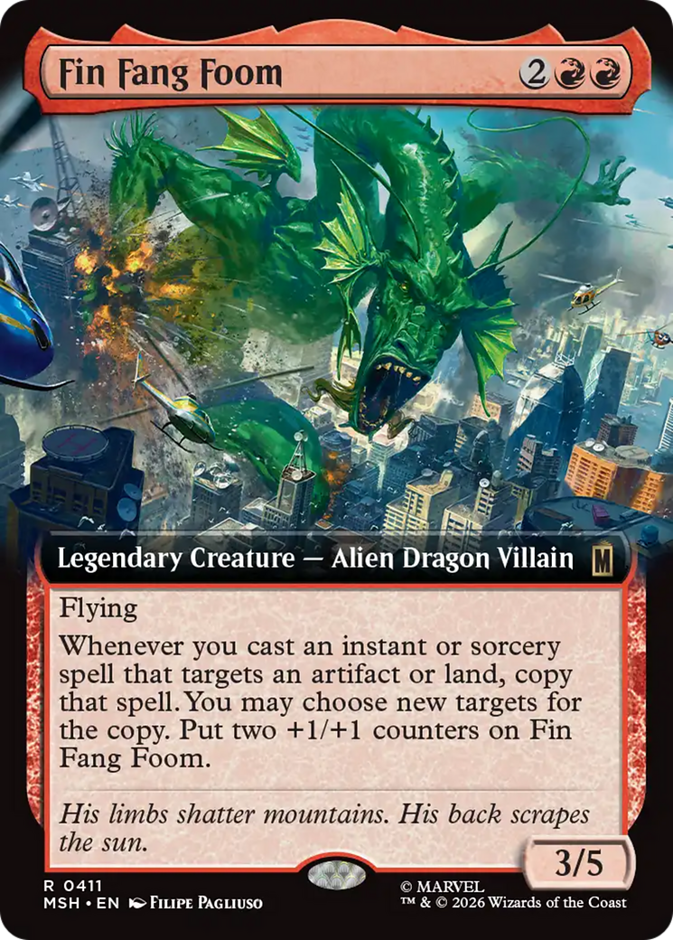 Fin Fang Foom (Extended Art) [Marvel Super Heroes] | Game Master's Emporium (The New GME)