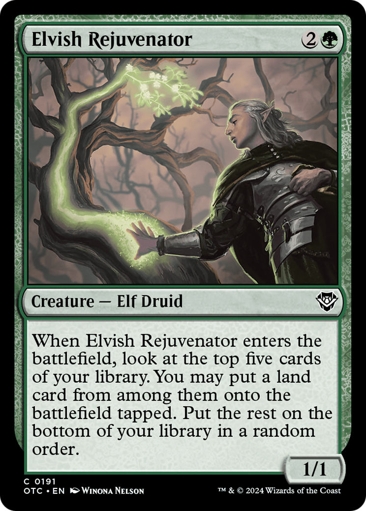 Elvish Rejuvenator [Outlaws of Thunder Junction Commander] | Game Master's Emporium (The New GME)