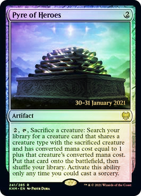Pyre of Heroes [Kaldheim Prerelease Promos] | Game Master's Emporium (The New GME)
