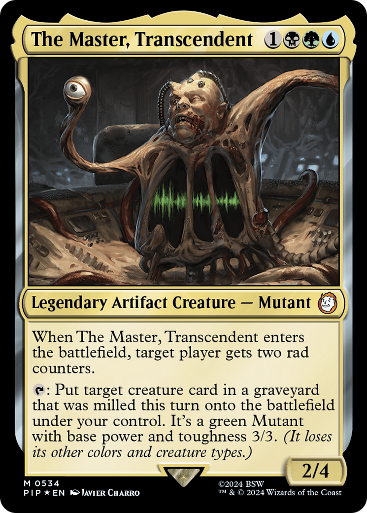 The Master, Transcendent (Surge Foil) [Fallout] | Game Master's Emporium (The New GME)