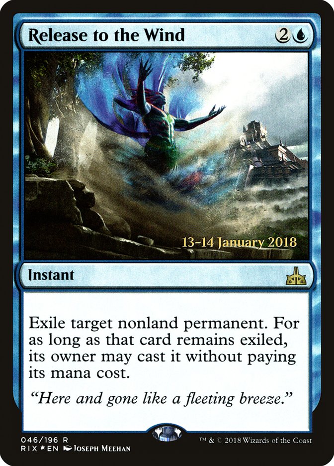 Release to the Wind [Rivals of Ixalan Prerelease Promos] | Game Master's Emporium (The New GME)