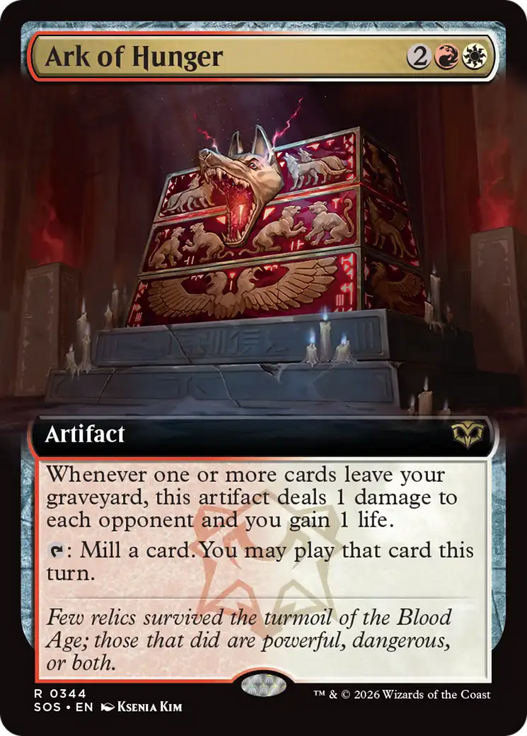 Ark of Hunger (Extended Art) [Secrets of Strixhaven] | Game Master's Emporium (The New GME)