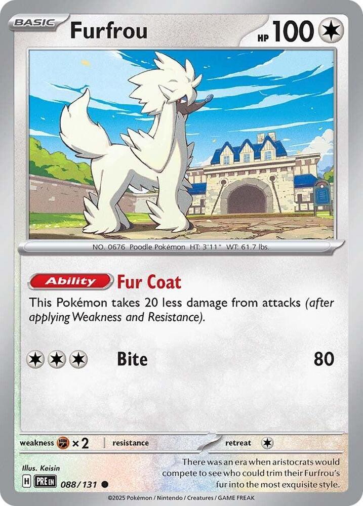 Furfrou (088/131) [Scarlet & Violet: Prismatic Evolutions] | Game Master's Emporium (The New GME)