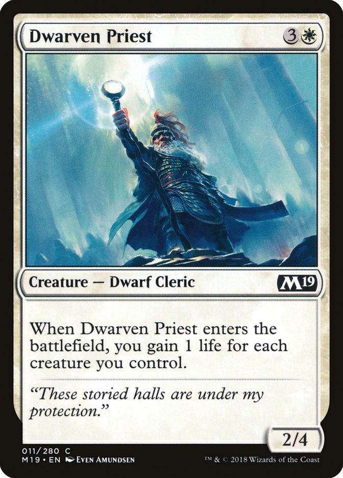 Dwarven Priest [Core Set 2019] | Game Master's Emporium (The New GME)