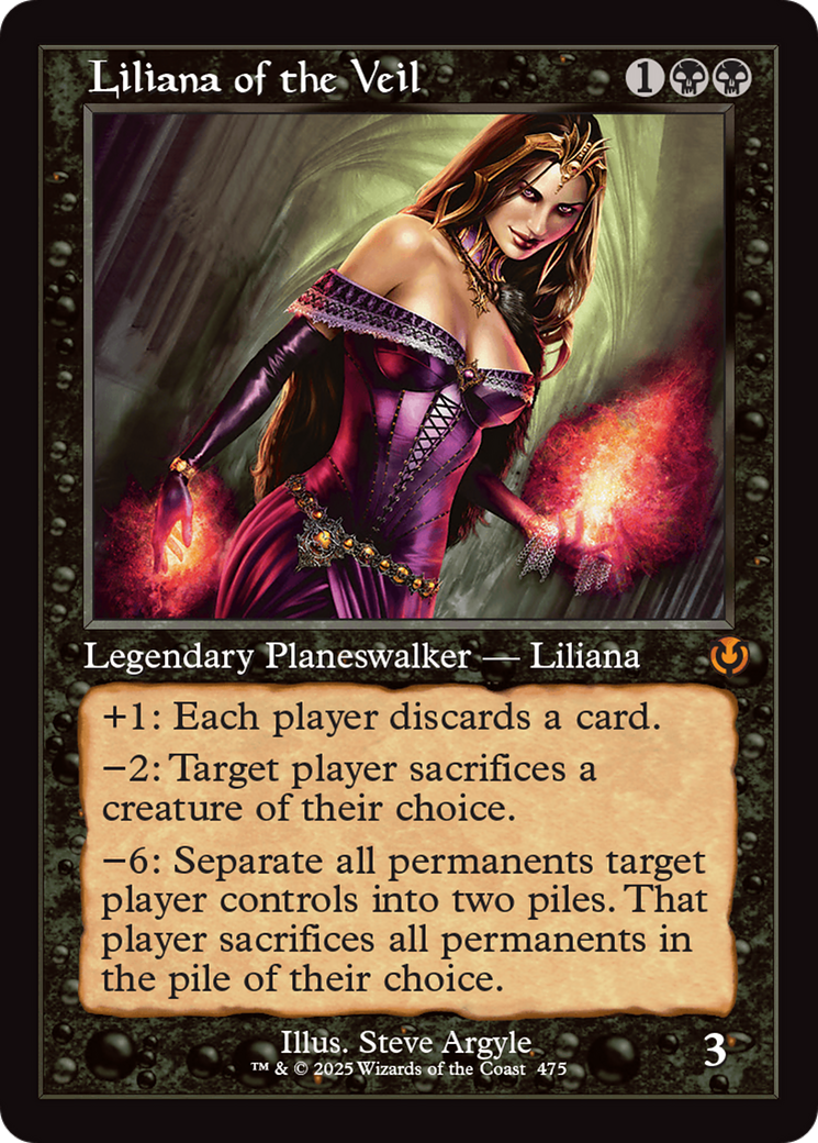 Liliana of the Veil (Retro Frame) [Innistrad Remastered] | Game Master's Emporium (The New GME)