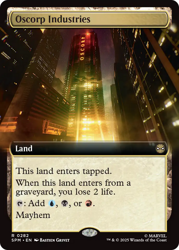 Oscorp Industries (Extended Art) [Marvel's Spider-Man] | Game Master's Emporium (The New GME)