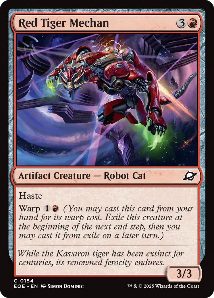 Red Tiger Mechan [Edge of Eternities] | Game Master's Emporium (The New GME)
