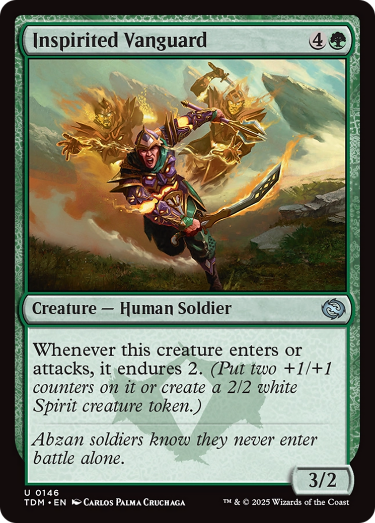 Inspirited Vanguard [Tarkir: Dragonstorm] | Game Master's Emporium (The New GME)