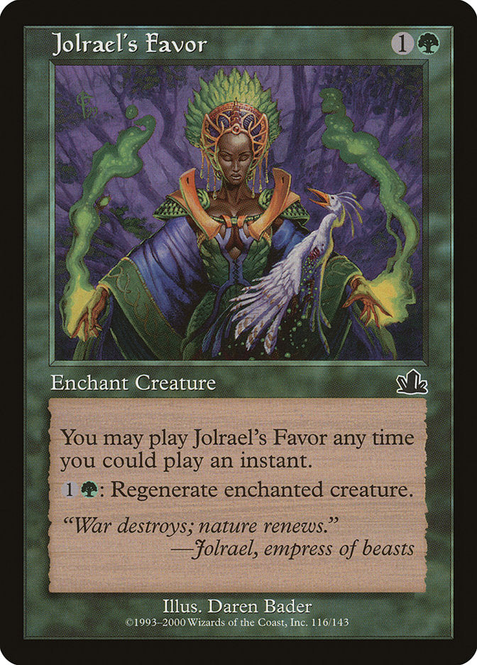 Jolrael's Favor [Prophecy] | Game Master's Emporium (The New GME)