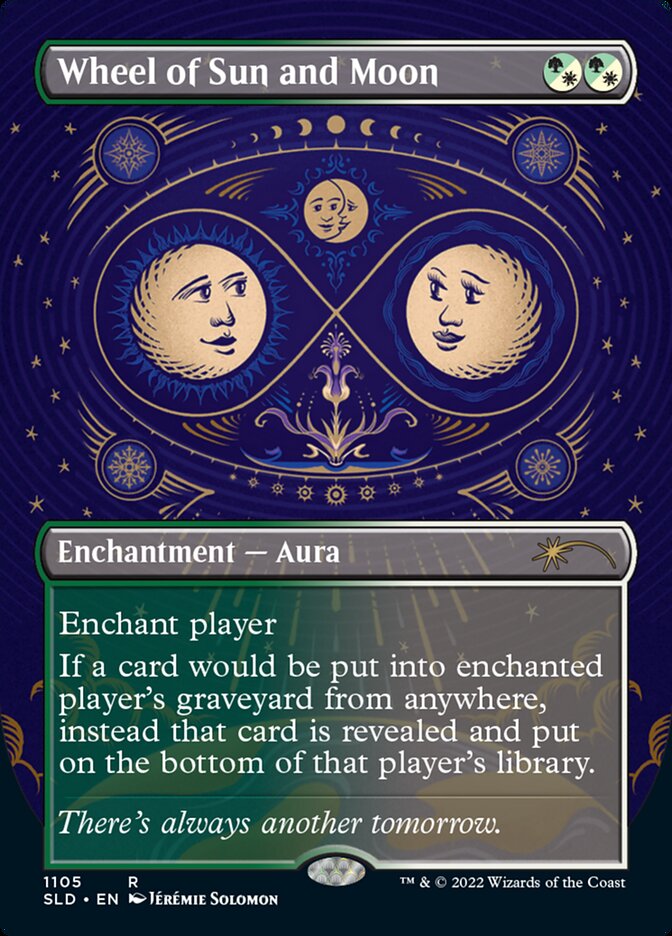 Wheel of Sun and Moon (Borderless) [Secret Lair Drop Series] | Game Master's Emporium (The New GME)