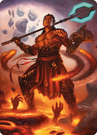 Koth, Fire of Resistance Art Card [Phyrexia: All Will Be One Art Series] | Game Master's Emporium (The New GME)